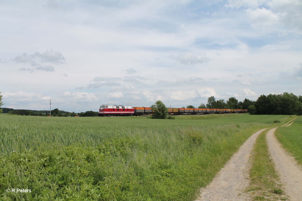 118 770 mit einem Kokszug aus der CZ bei Unterthlau. 15.06.13