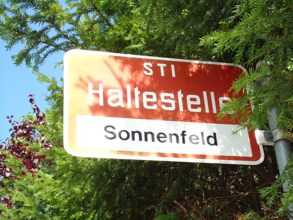 (128'207) - STI-Haltestelle - Steffisburg, Sonnenfeld - am 1. August 2010