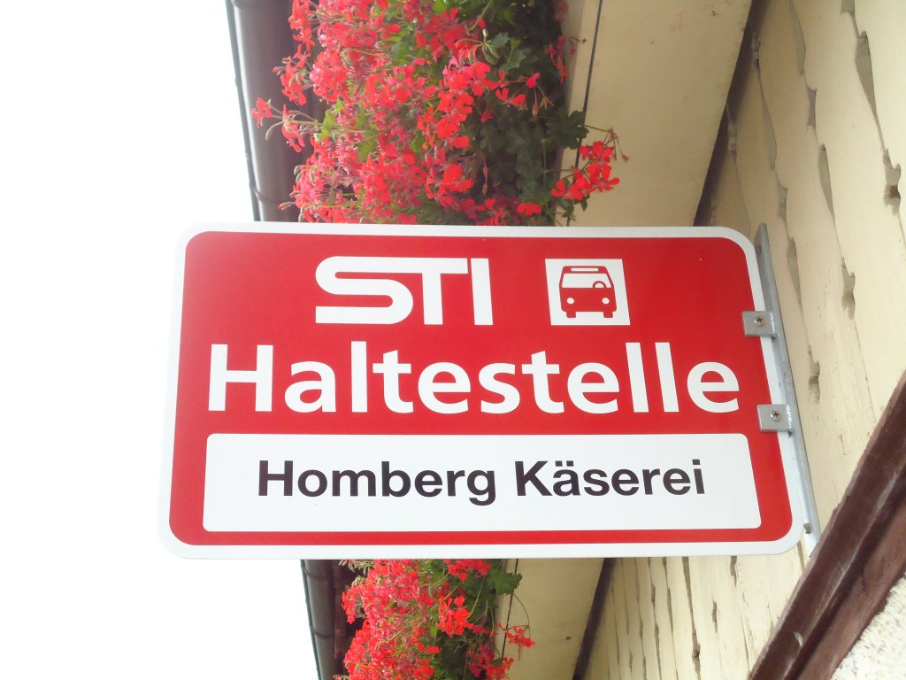 (128'760) - STI-Haltestelle - Homberg, Homberg Kserei - am 15. August 2010