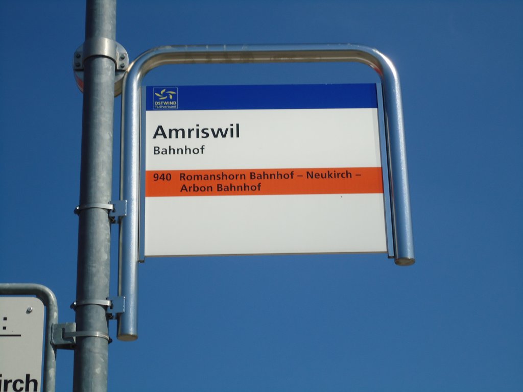 (129'095) - AOT-Haltestelle - Amriswil, Bahnhof - am 22. August 2010