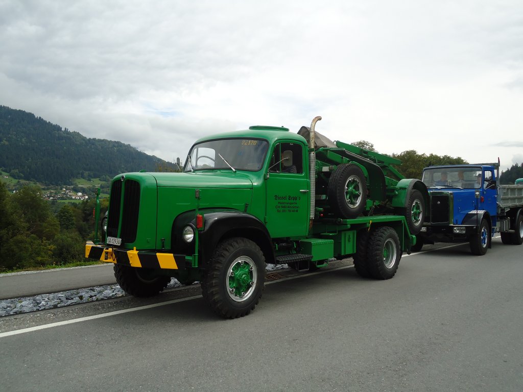 (129'897) - Wespe, Altsttten - SG 1293 U - Berna am 18. September 201 in Castrisch, Schleps