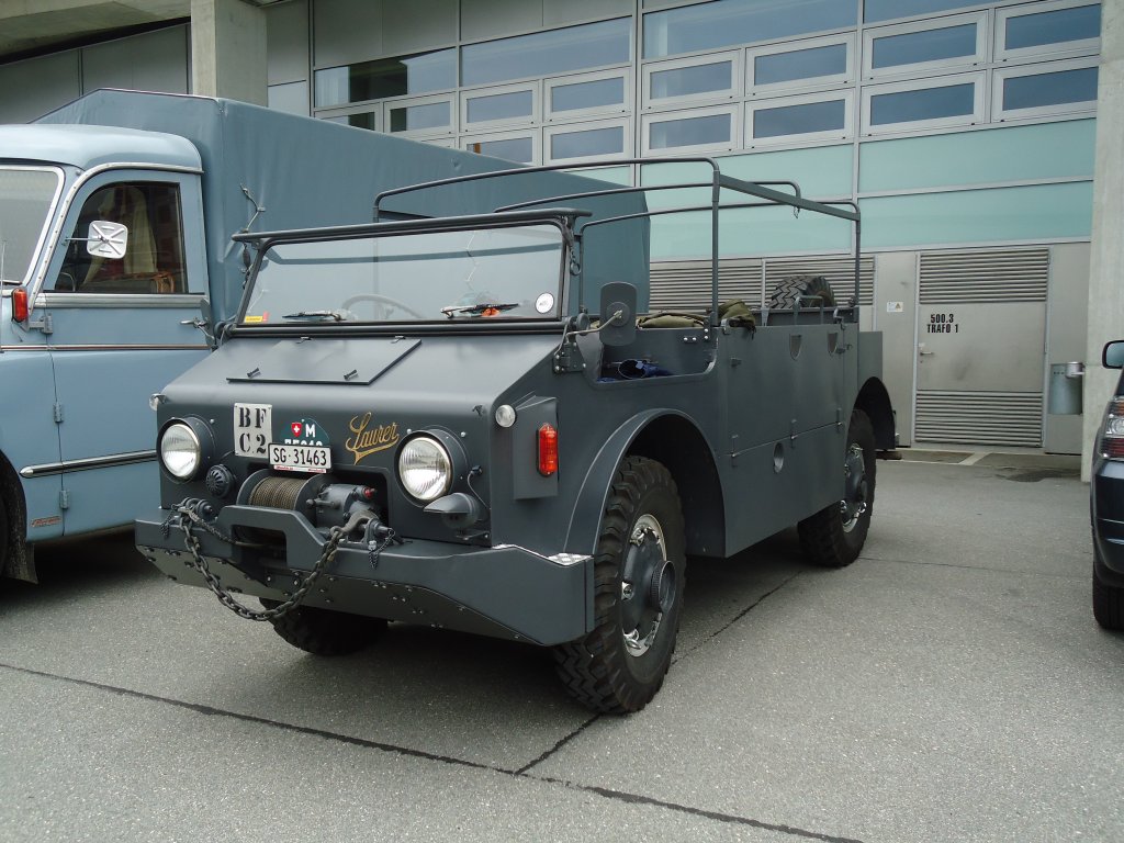 (129'943) - Saurer-Gelndewagen - SG 31'463 - am 18. September 2010 in Breil, Militranlage