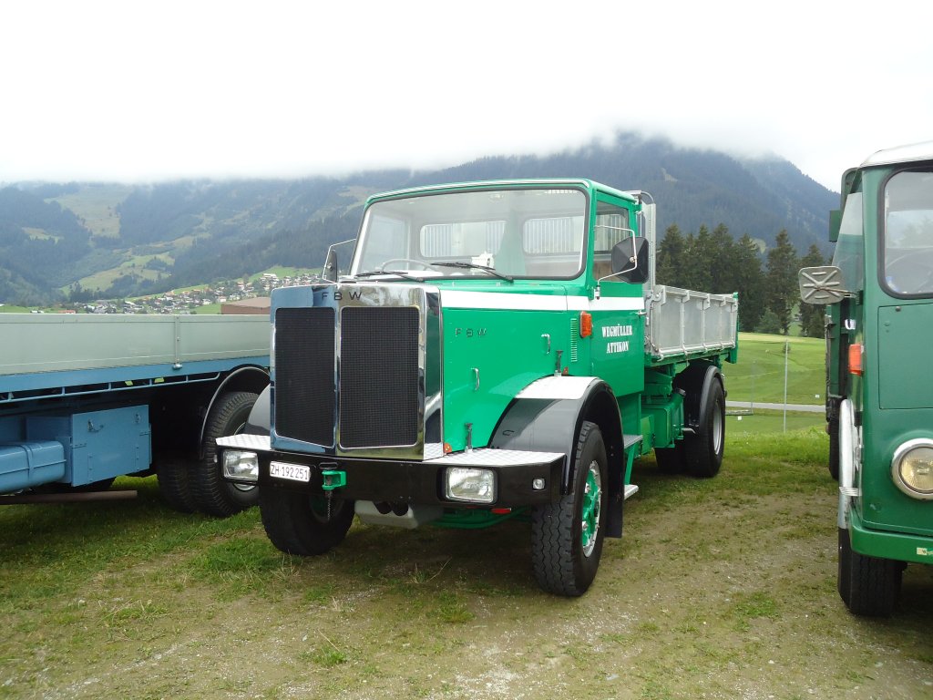 (129'972) - Wegmller, Attikon - ZH 192'251 - FBW am 18. September 2010 in Breil, Militranlage