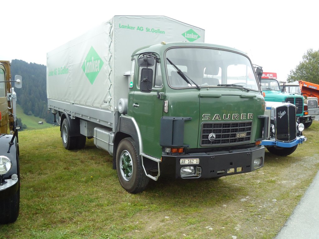 (130'004) - Lanker, St. Gallen - AR 162 U - Saurer am 18. September 2010 in Breil, Militranlage