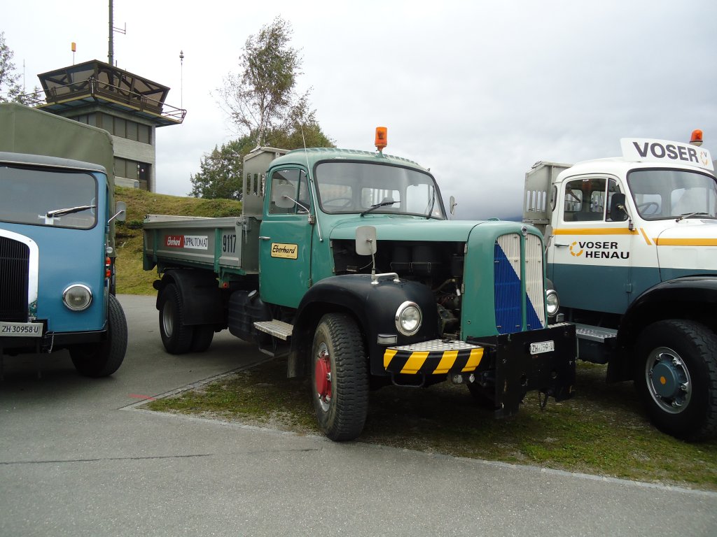 (130'015) - Eberhard, Kloten - ZH 759 U - Berna am 18. September 2010 in Breil, Militranlage