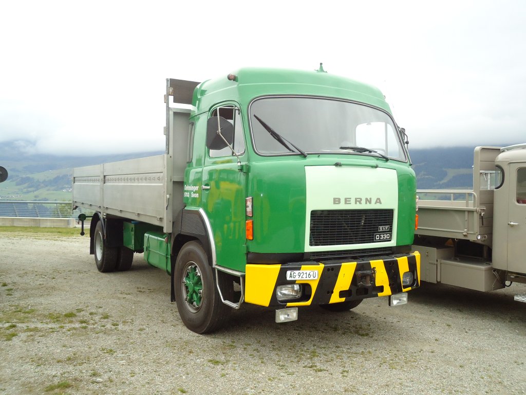 (130'031) - Oehninger, Seon - AG 9216 U - Berna am 18. September 2010 in Breil, Militranlage
