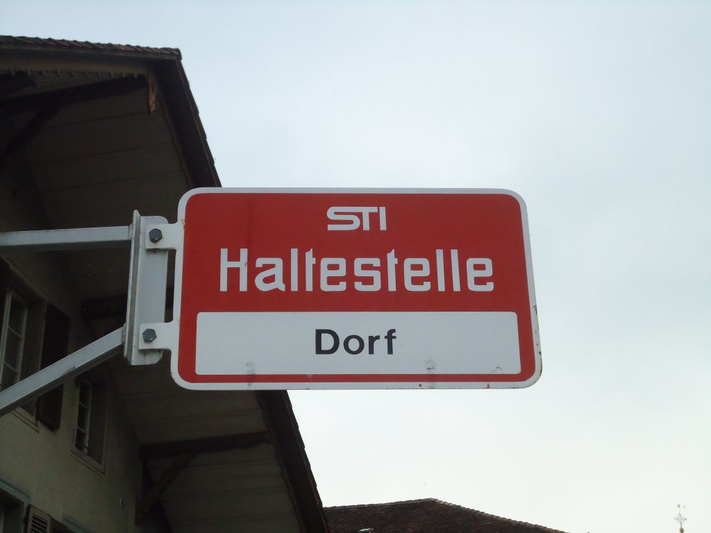 (130'295) - STI-Haltestelle - Steffisburg, Dorf - am 10. Oktober 2010