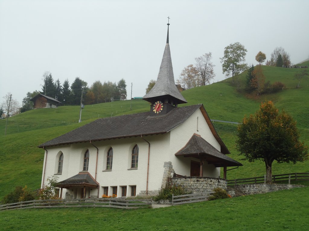 (130'356) - Das Bergkirchlein Achseten am 11. Oktober 2010