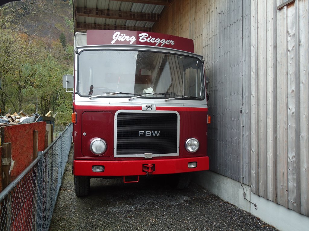 (130'790) - Biegger, Uster - Nr. 8 - FBW am 24. Oktober 2010 in Ziegelbrcke, HNF-Museum