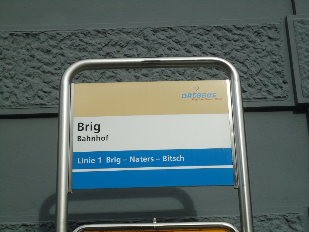 (130'846) - Ortsbus-Haltestelle - Brig, Bahnhof - am 1. November 2010