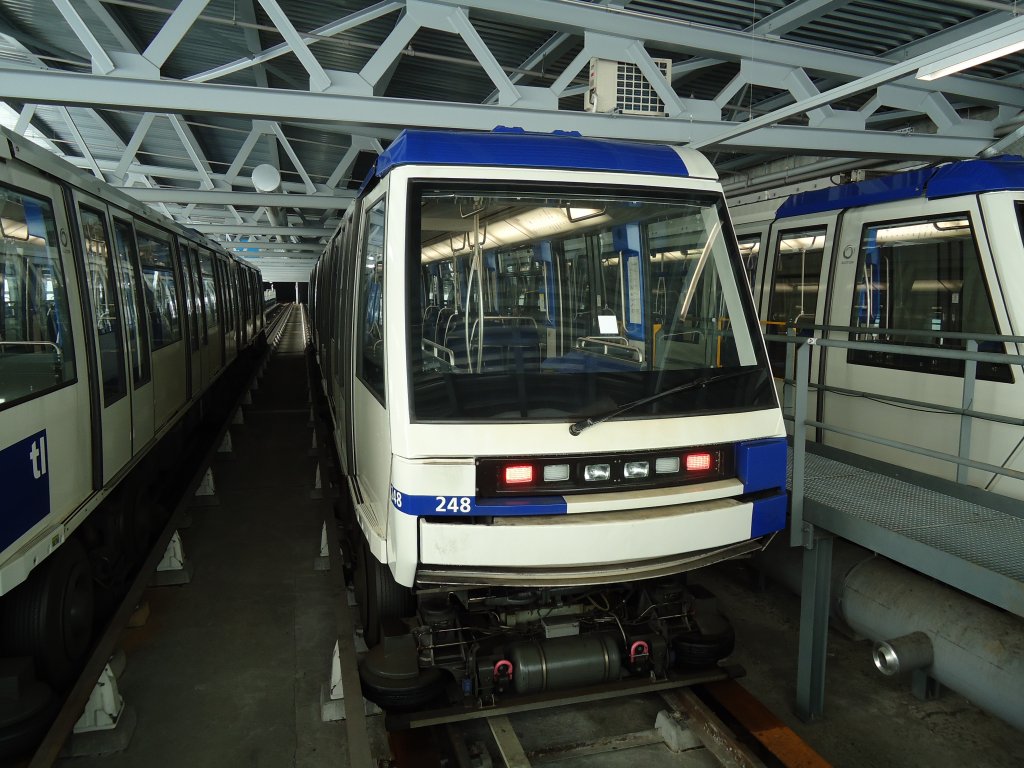 (130'943) - TL Lausanne (Metro) - Nr. 248 - am 13. November 2010 in Lausanne