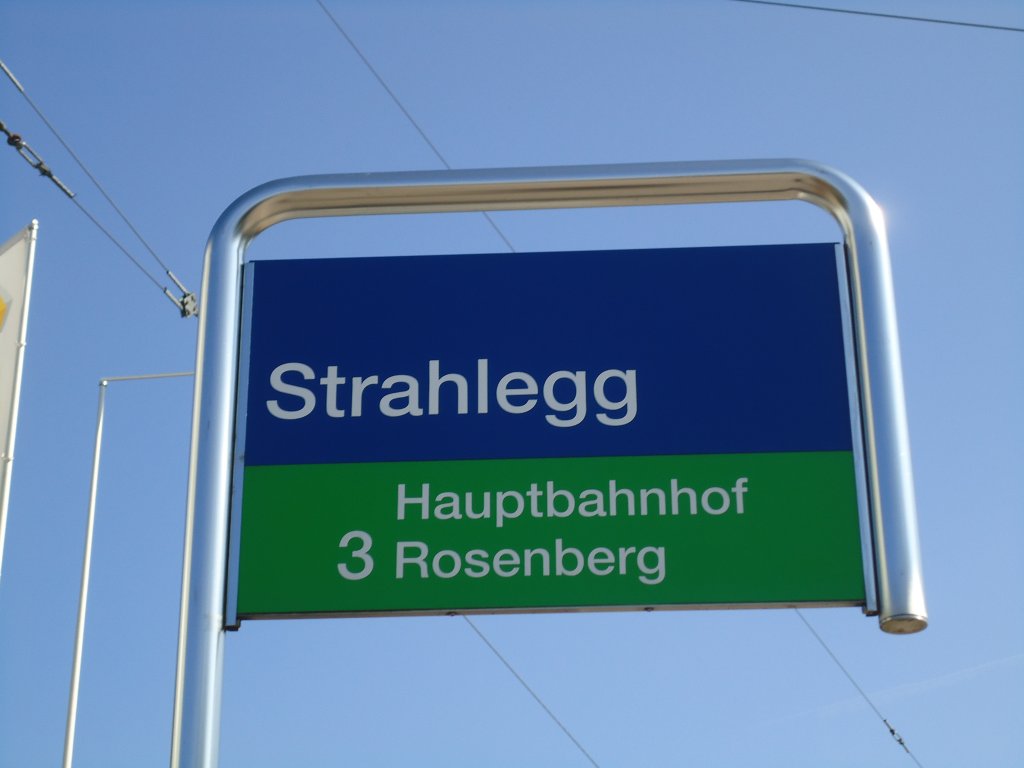 (133'138) - SW-Haltestelle - Winterthur, Strahlegg - am 20. Mrz 2011