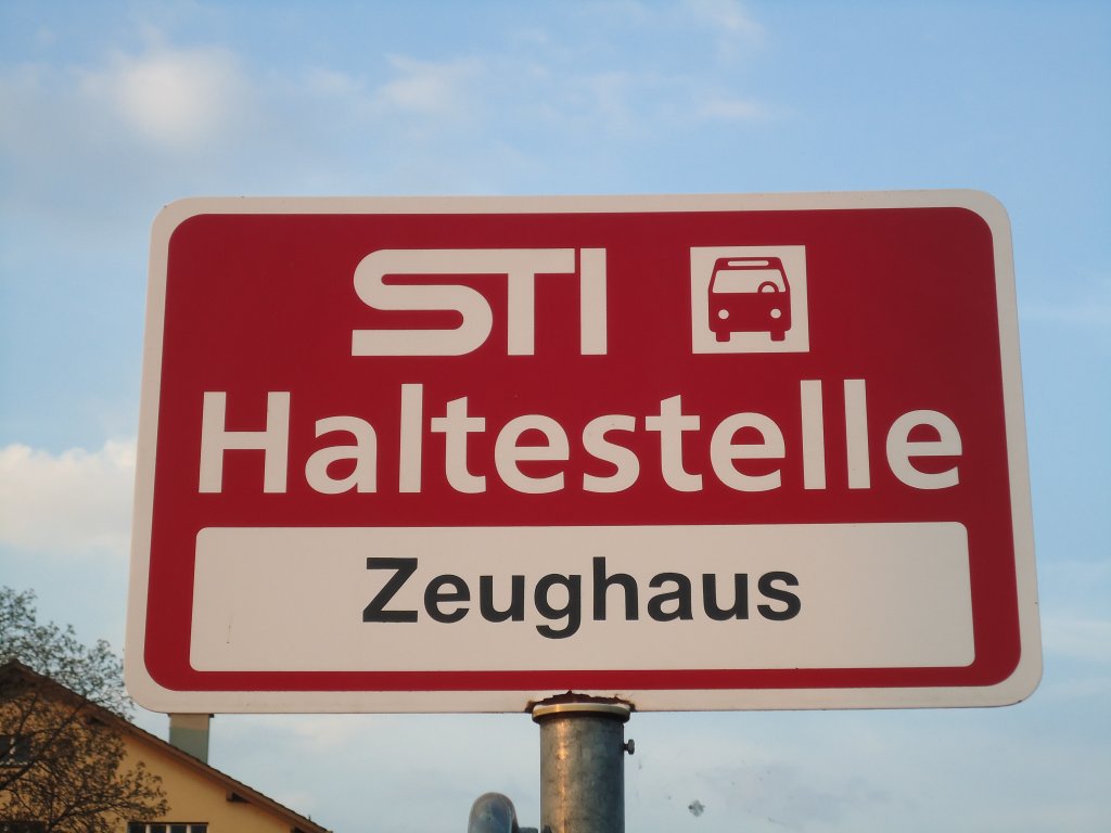 (133'355) - STI-Haltestelle - Gwatt, Zeughaus - am 21. April 2011