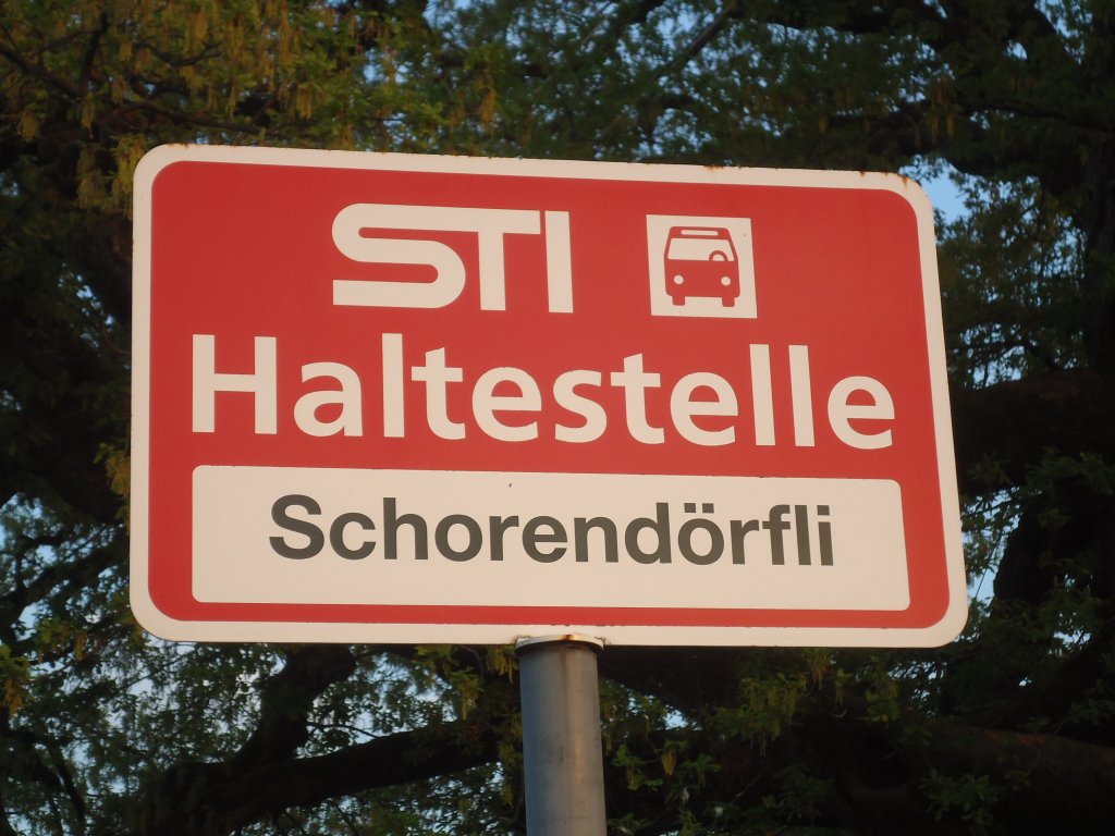 (133'356) - STI-Haltestelle - Gwatt, Schorendrfli - am 21. April 2011