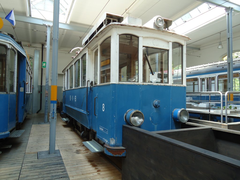 (133'452) - BVB-Tram - Nr. 8 - am 25. April 2011 in Zrich, Trammuseum