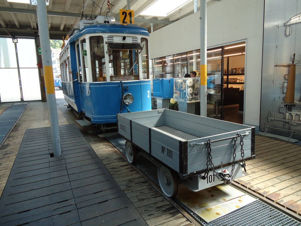(133'468) - StStZ-Anhnger - Nr. 101 - am 25. April 2011 in Zrich, Trammuseum