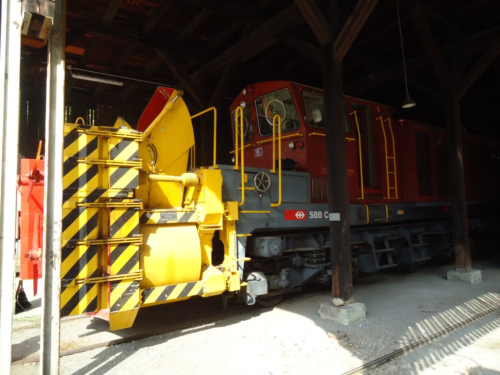 (133'598) - SBB-Schneeschleuder - Nr. 95 - am 14. Mai 2011 in Erstfeld
