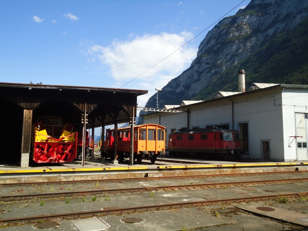 (133'599) - Fahrzeugaufstellung am 14. Mai 2011 in Erstfeld