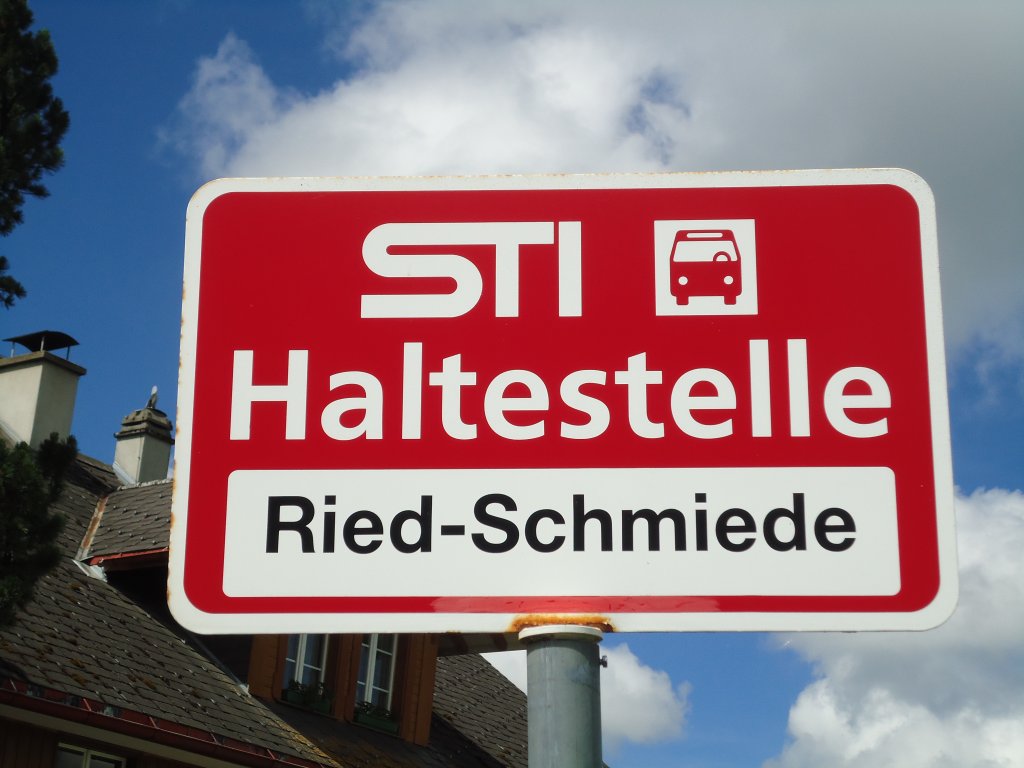 (133'871) - STI-Haltestelle - Unterlangenegg, Ried-Schmiede - am 28. Mai 2011