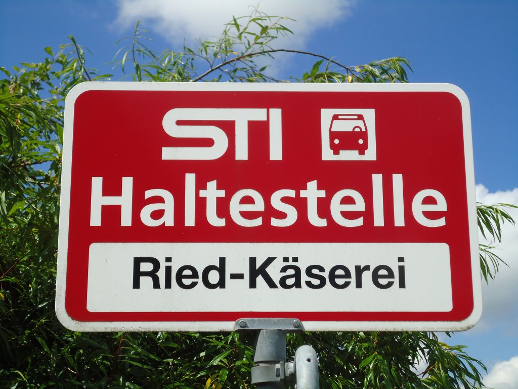 (133'872) - STI-Haltestelle - Unterlangenegg, Ried-Kserei - am 28. Mai 2011