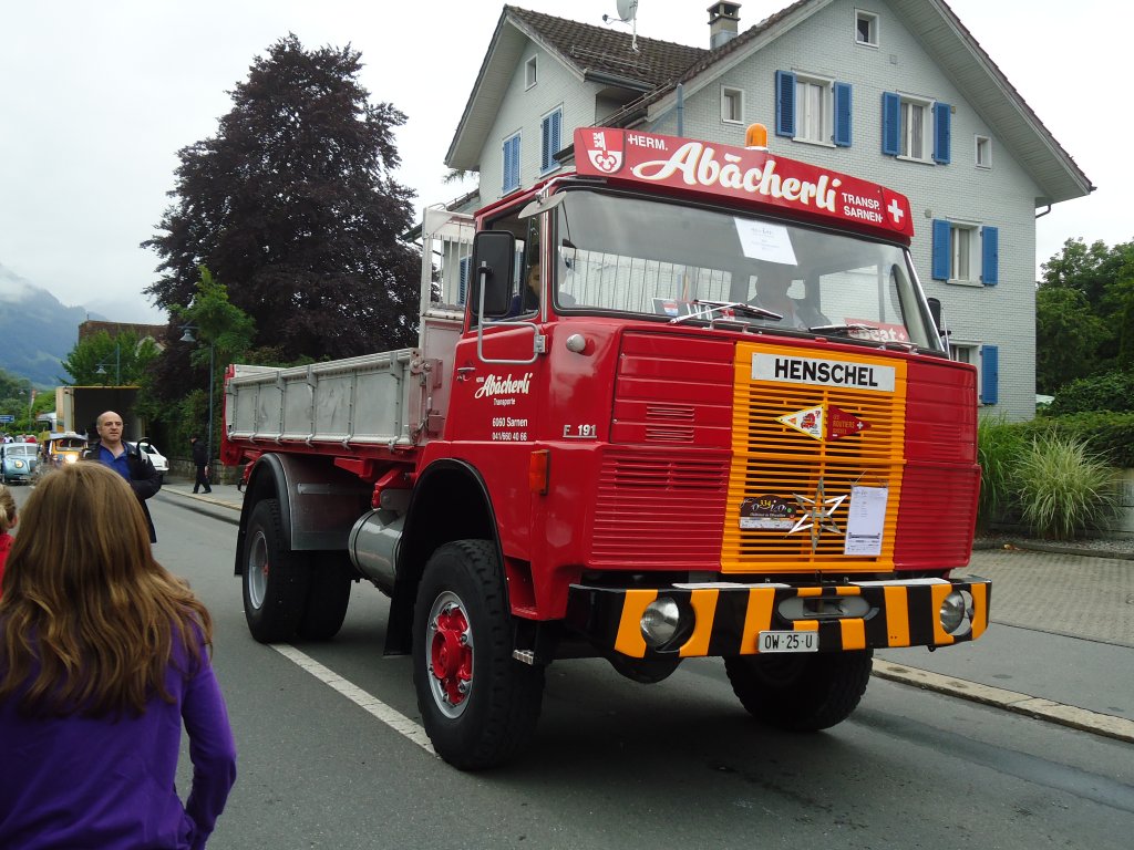 (134'075) - Abcherli, Sarnen - OW 25 U - Henschel am 11. Juni 2011 in Sarnen, OiO