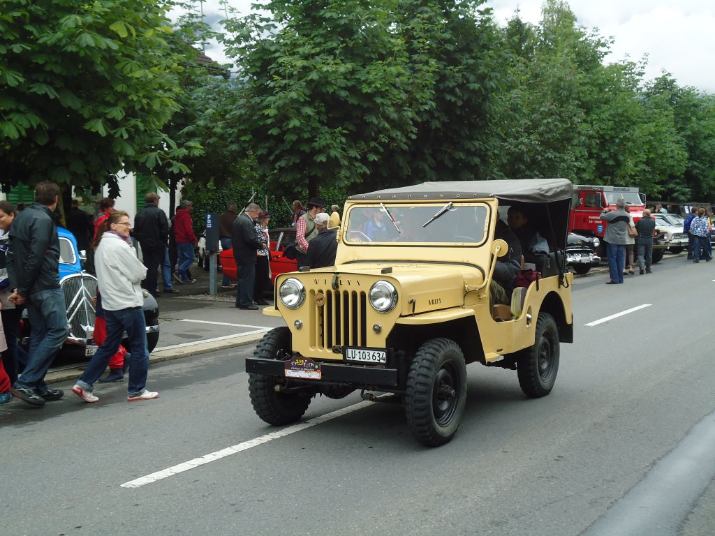 (134'102) - Willys-Jeep - LU 103'634 - am 11. Juni 2011 in Sarnen, OiO