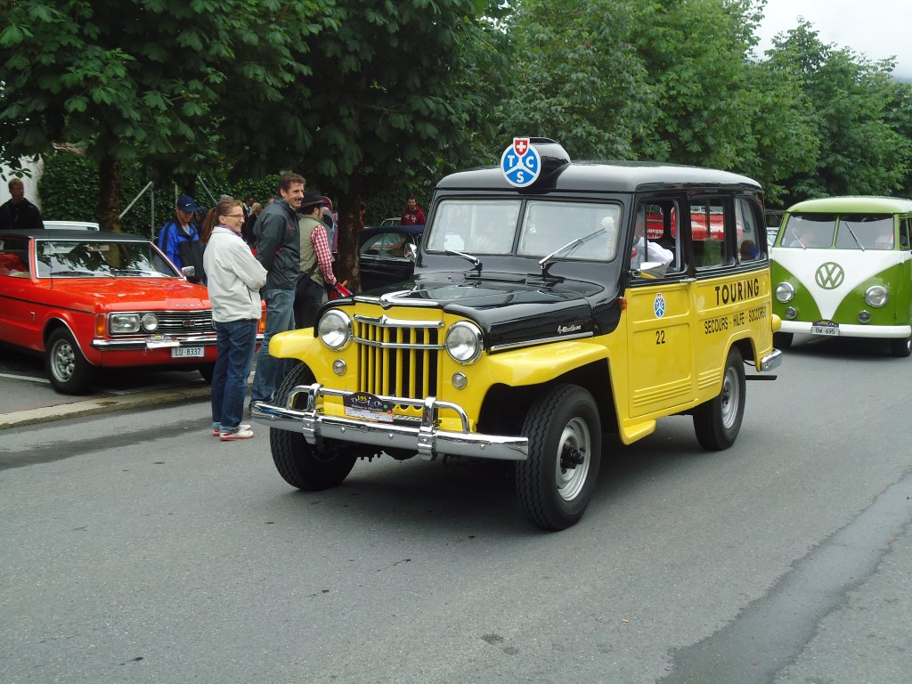 (134'103) - TCS - Nr. 22/LU 91'647 U - Willys am 11. Juni 2011 in Sarnen, OiO