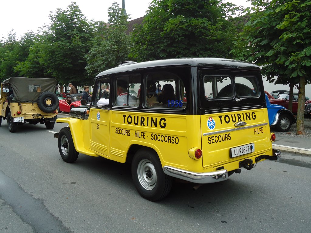(134'105) - TCS - Nr. 22/LU 91'647 U - Willys am 11. Juni 2011 in Sarnen, OiO