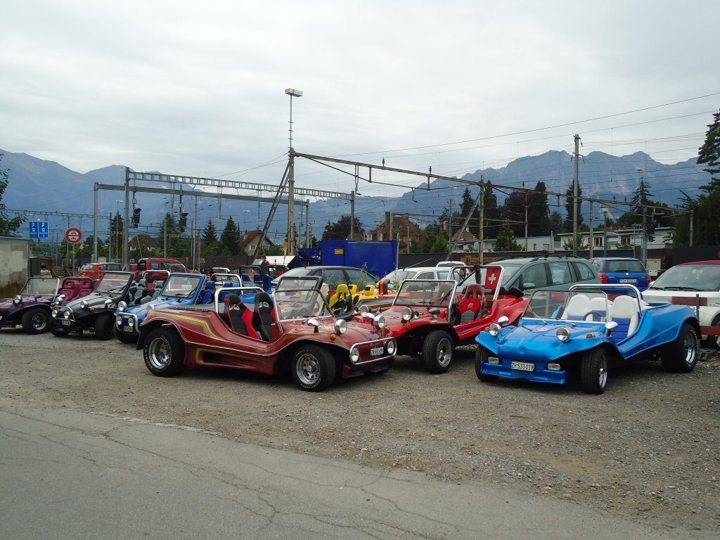 (134'316) - Kleines VW-Buggy-Treffen am 25. Juni 2011 in Thun, Rosenau