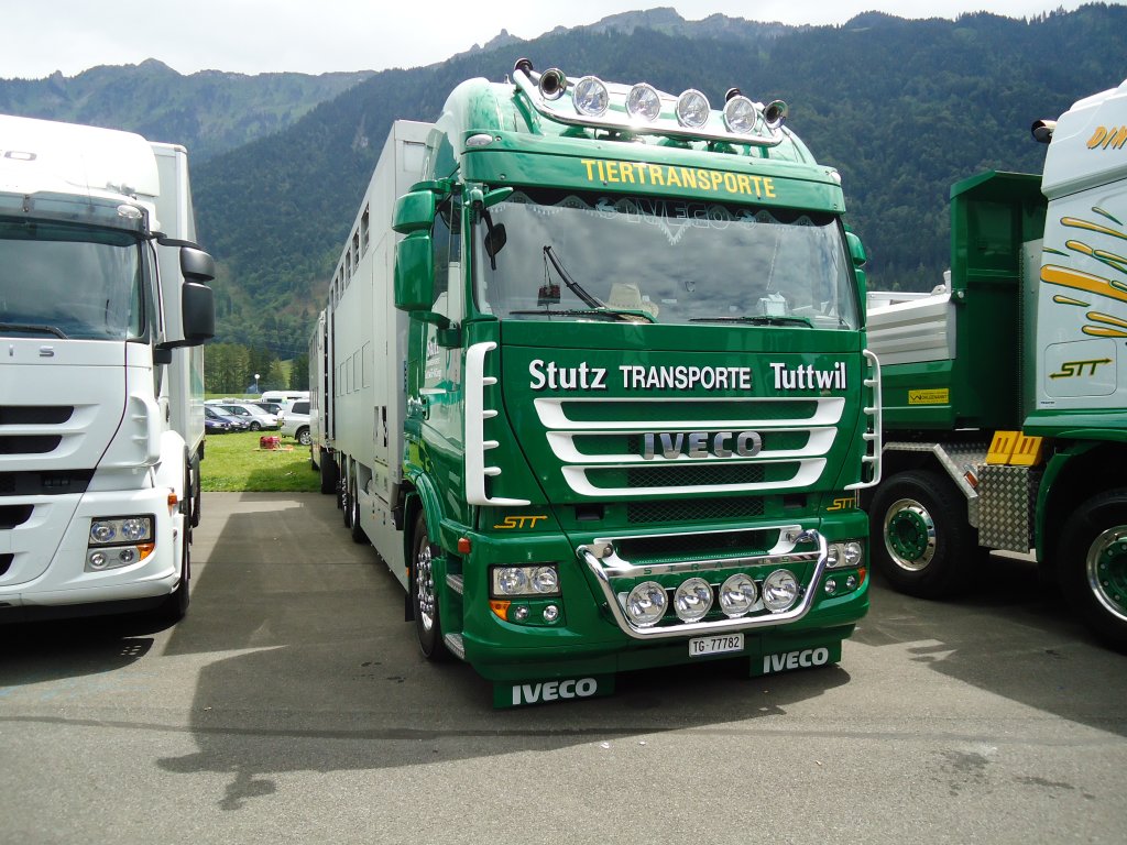 (134'321) - Stutz, Tuttwil - TG 77'782 - Iveco am 25. Juni 2011 in Interlaken, Flugplatz