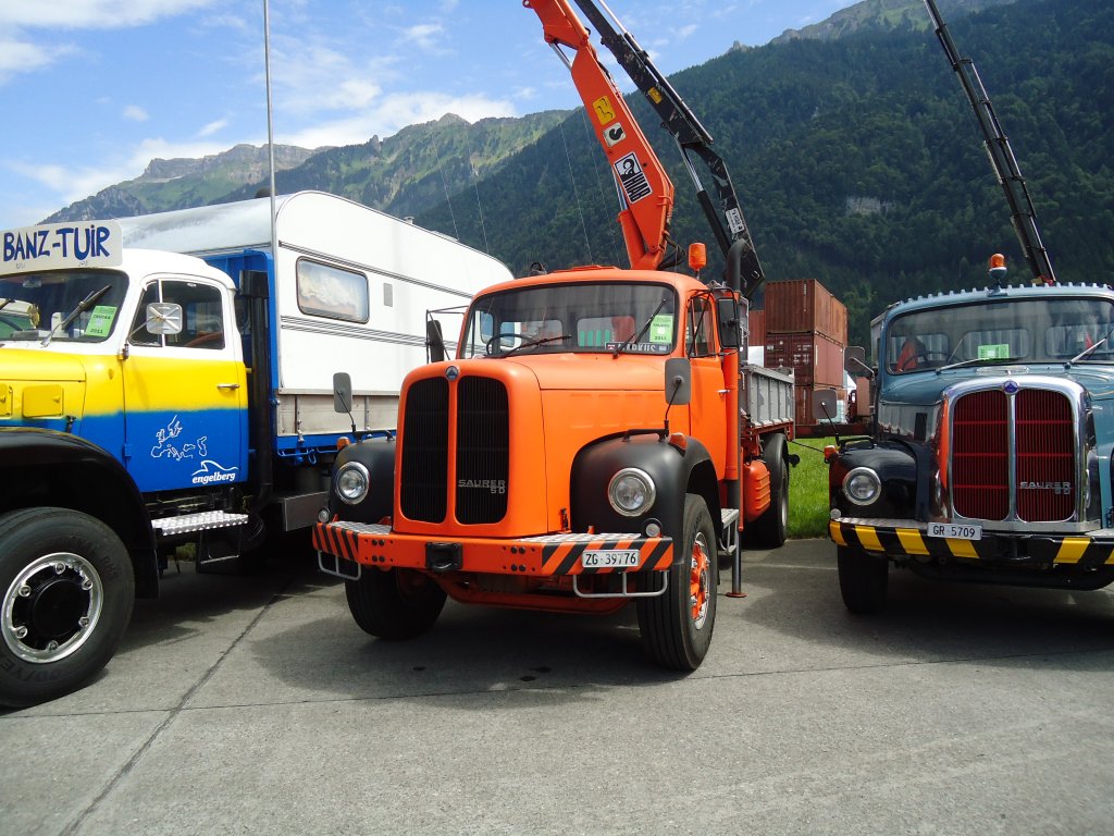 (134'393) - Saurer - ZG 39'776 - am 25. Juni 2011 in Interlaken, Flugplatz
