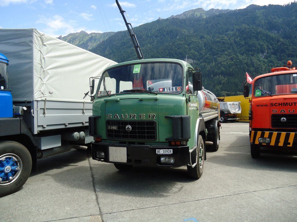 (134'398) - Brechtbhl, Muri - BE 10'928 - Saurer am 25. Juni 2011 in Interlaken, Flugplatz