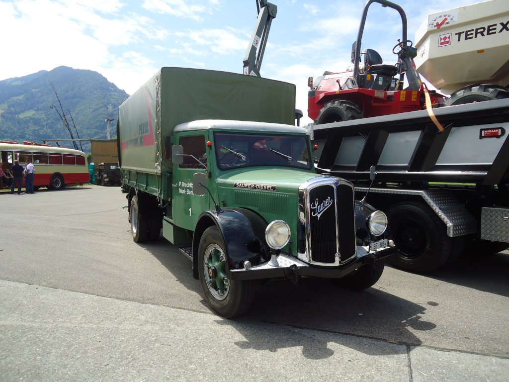 (134'410) - Brechtbhl, Muri - Nr. 1/3884 - Saurer am 25. Juni 2011 in Interlaken, Flugplatz
