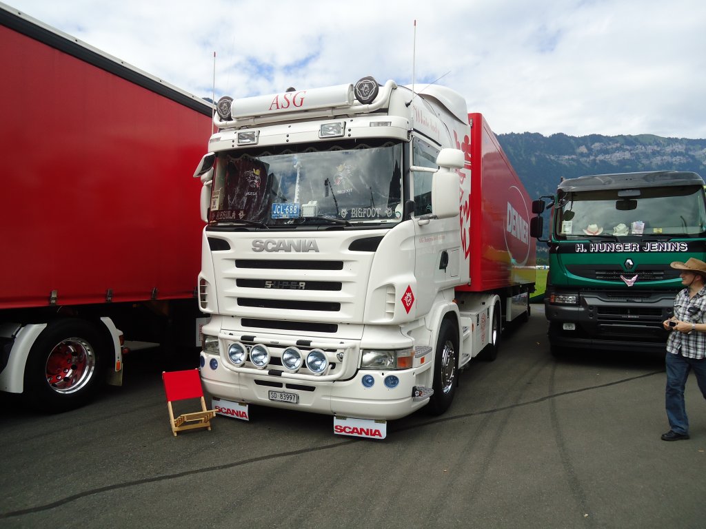(134'421) - ASG - SO 83'997 - Scania am 25. Juni 2011 in Interlaken, Flugplatz