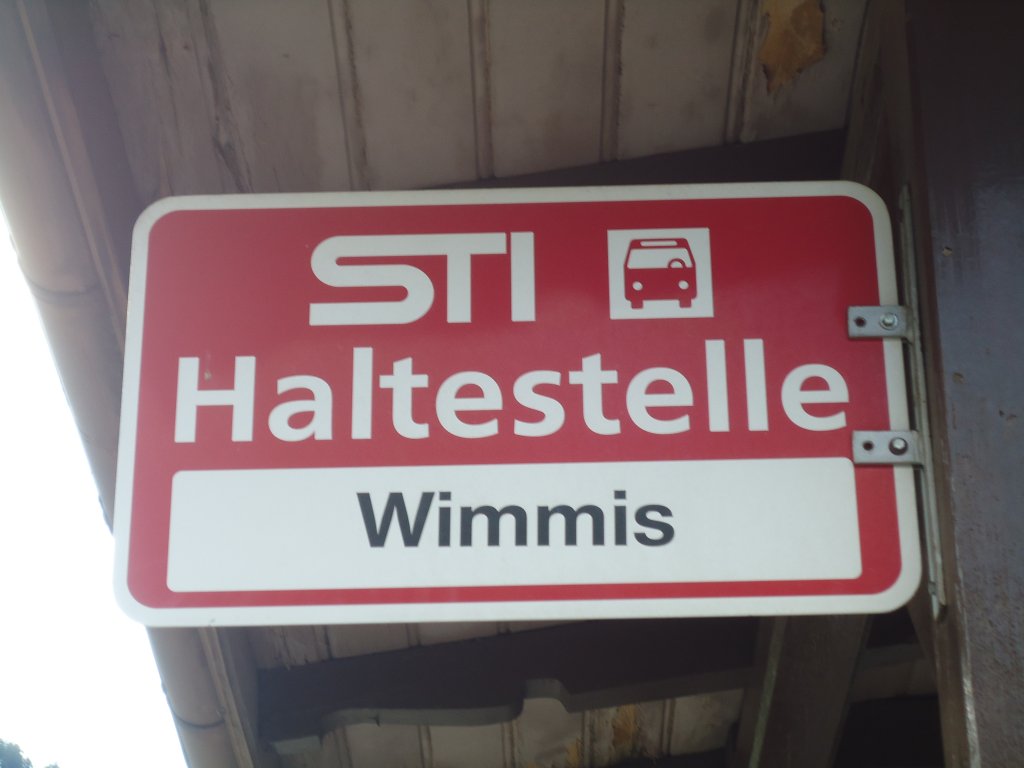 (134'646) - STI-Haltestelle - Wimmis, Wimmis - am 2. Juli 2011