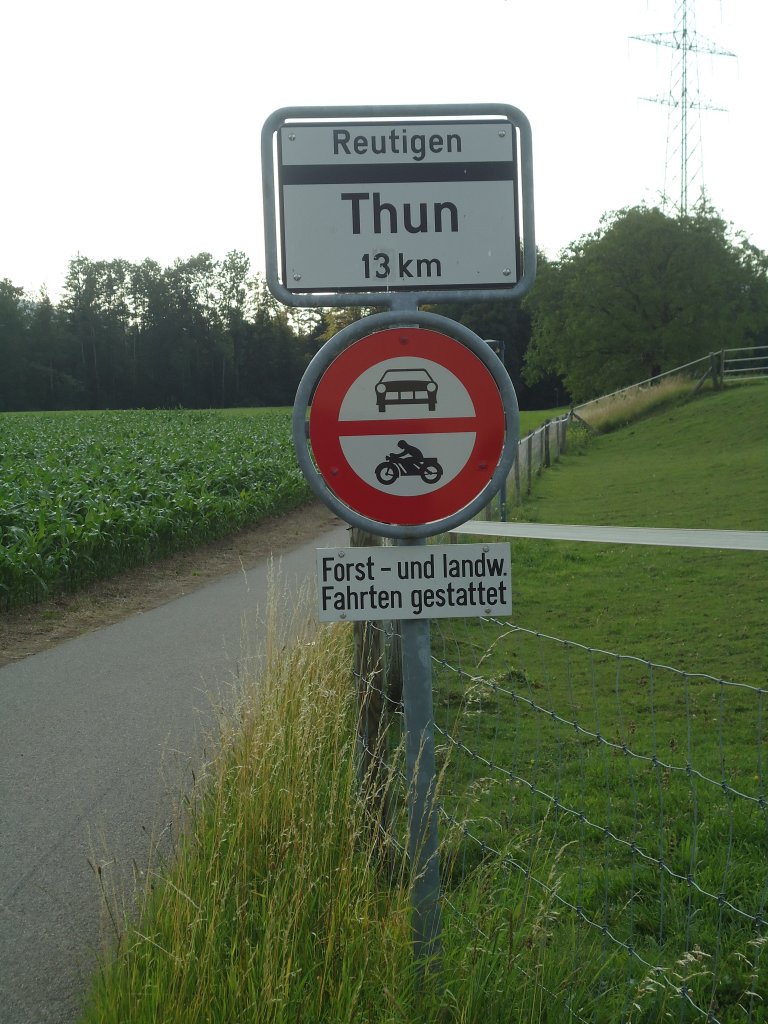 (134'647) - Ortsende von Wimmis + Fahrverbot fr Motorwagen und Motorrder am 2. Juli 2011