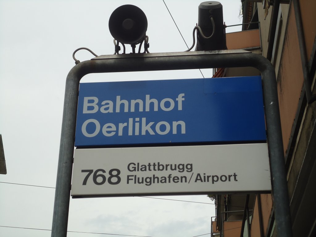 (134'873) - VBZ-Haltestelle - Oerlikon, Bahnhof - am 10. Juli 2011