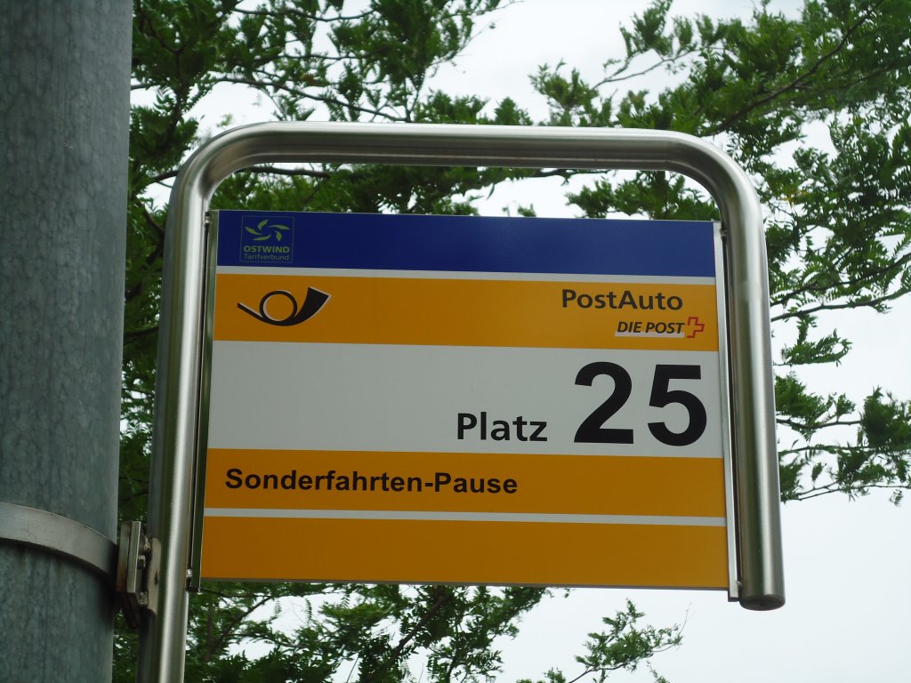 (134'933) - PostAuto-Haltestelle - Frauenfeld, Bahnhof - am 10. Juli 2011