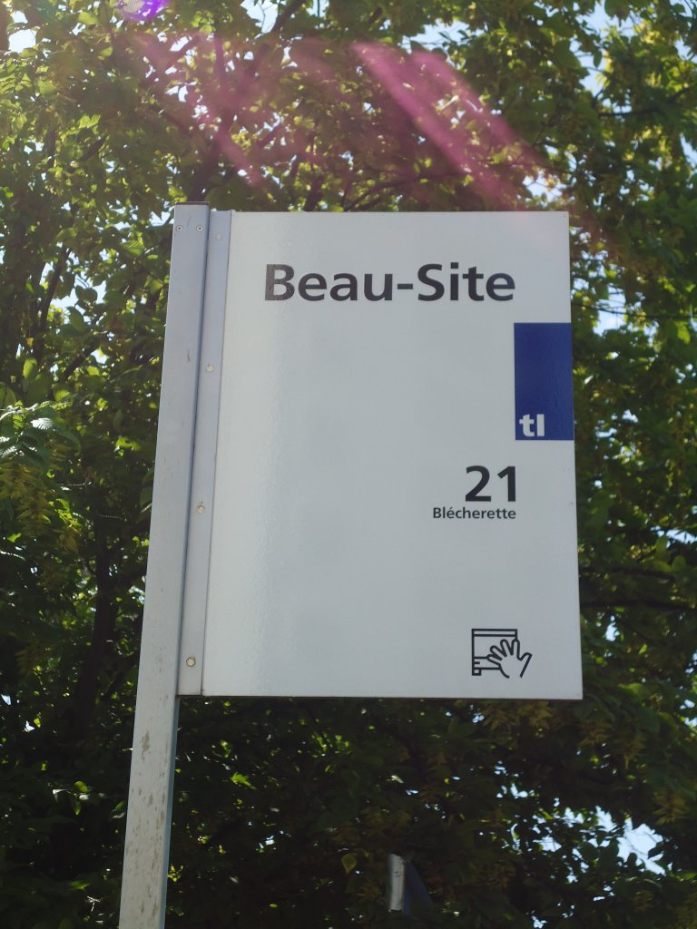 (135'061) - TL-Haltestelle - Lausanne, Beau-Site - am 11. Juli 2011