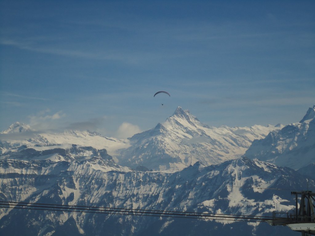 (138'323) - Basejumper ber dem Niederhorn am 11. Mrz 2013