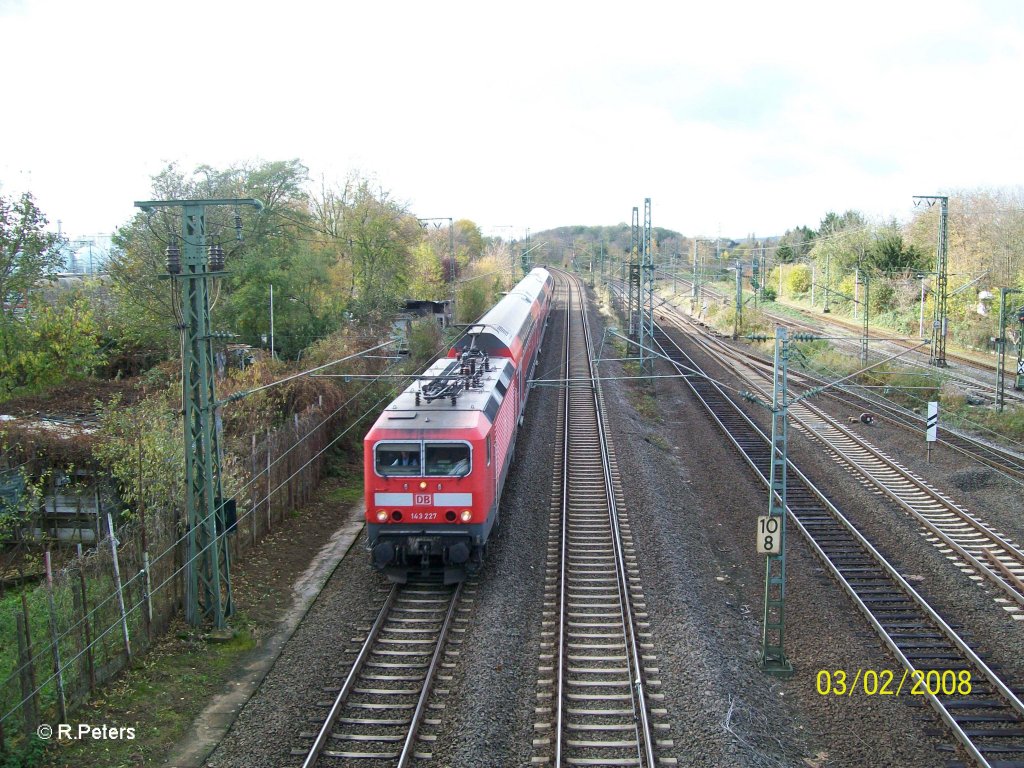 143 227 mit RE Frankfurt/Main in Frankfurt/Main Hcht. 02.11.12