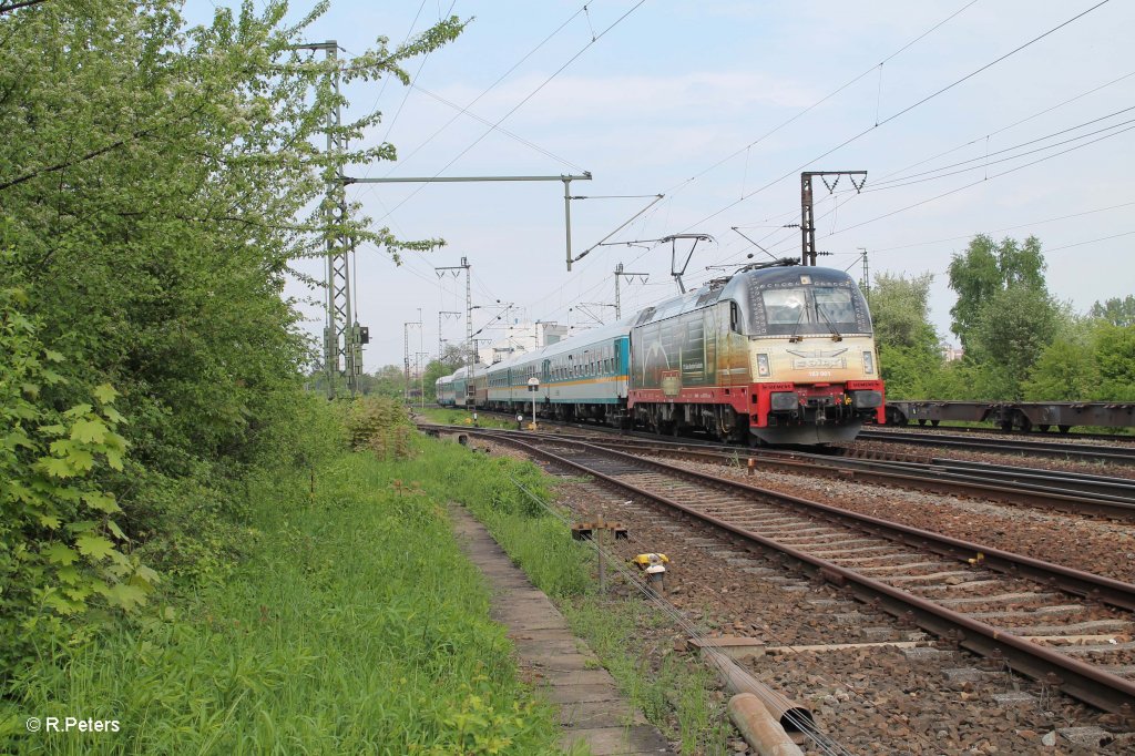 183 001 mit dem ALX84111 Hof - Mnchen bei Regensburg Ost. 09.05.13