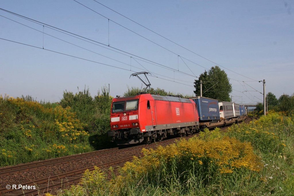 185 008-0 mit Paneuropa/Terratrans bei Altegolsheim. 03.08.11