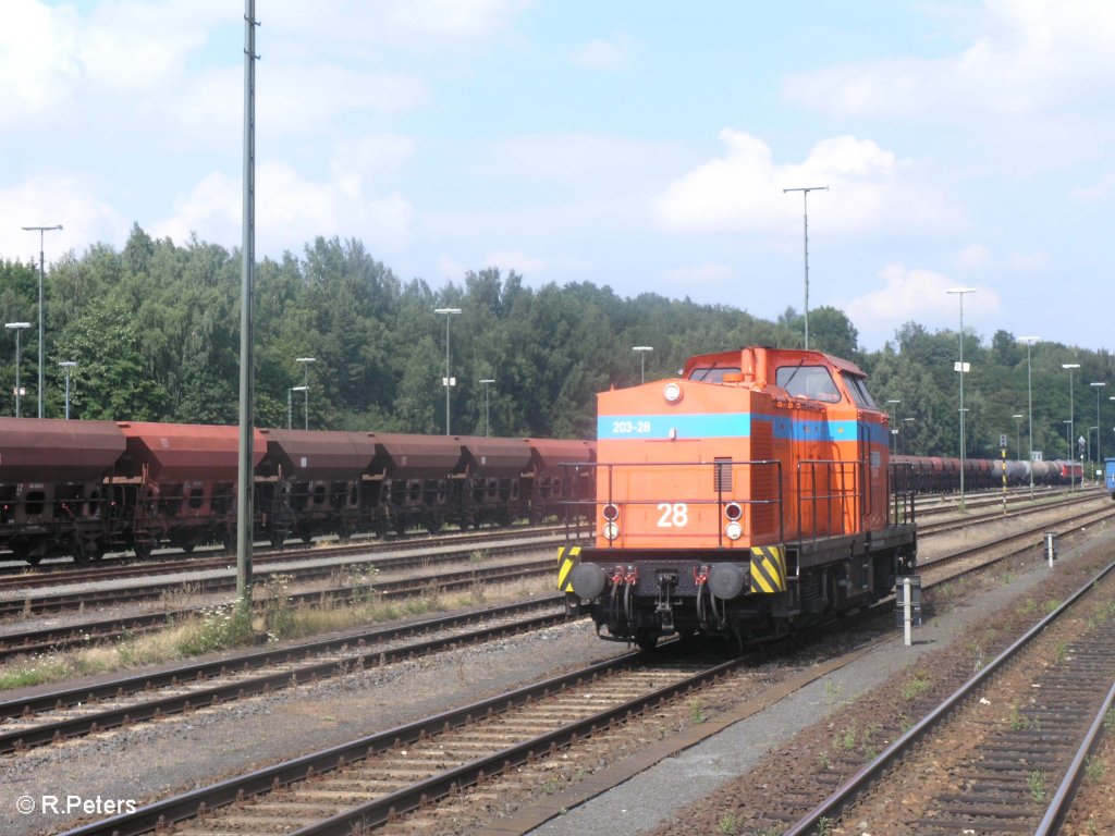 203 28 setzt in Marktredwitz um . 04.08.09