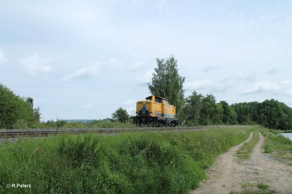 213 336-1 als Lz bei Wiesau nach Weiden. 16.06.13