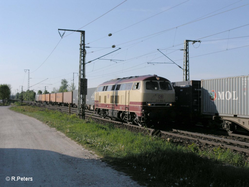 217 002-5 als Lz bei Obertraubling. 07.05.11