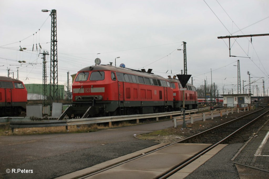 218 109-8 mir 218 417-4 in Frankfurt/Main. 18.02.12