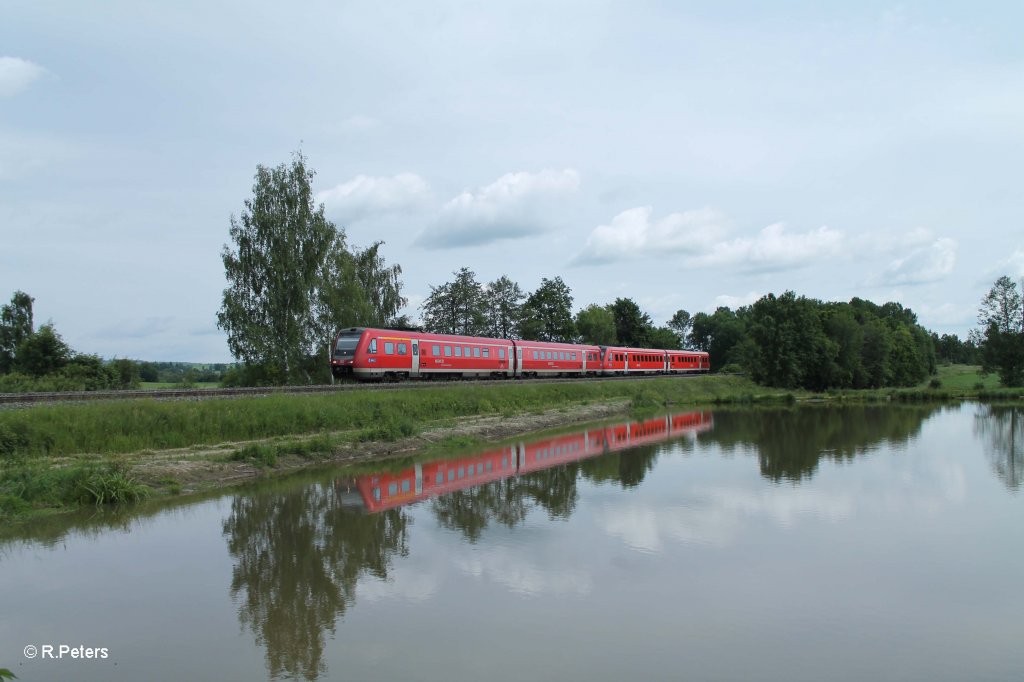 223 068 mit dem ALX84111 Hof - Mnchen bei Wiesau. 16.06.13