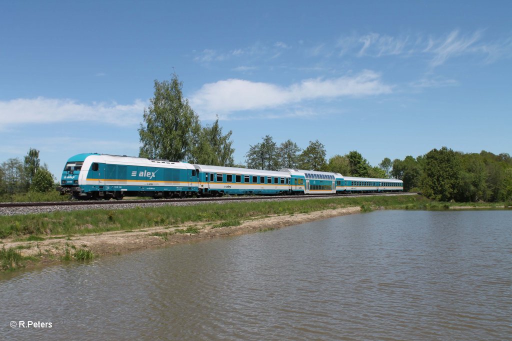 223 069 mit dem ALX84113 Hof - Mnchen bei Wiesau. 19.05.13