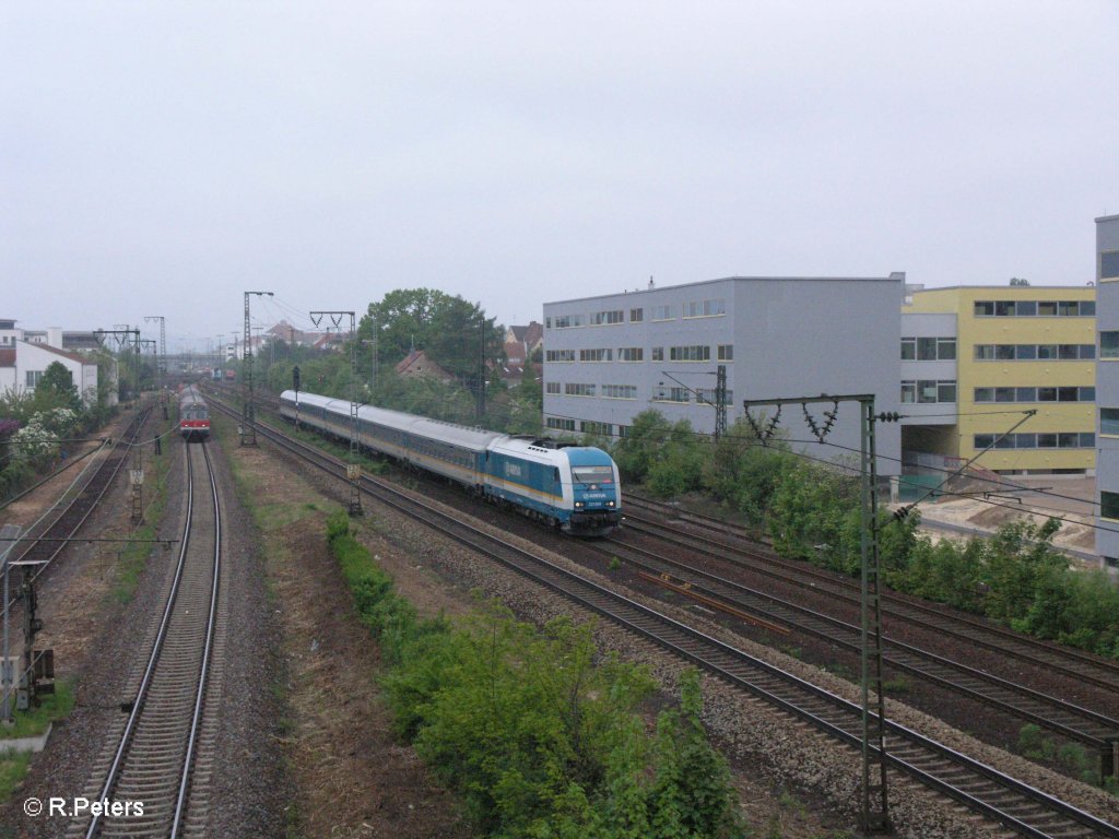 223 069 verlsst Regensburg mit den ALX355 nach Praha. 01.05.09
